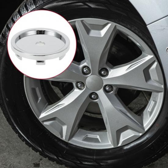 

Universal Car Wheel Center Hub Cap Rim Cover Hub Cap 255 OD Chrome Silver