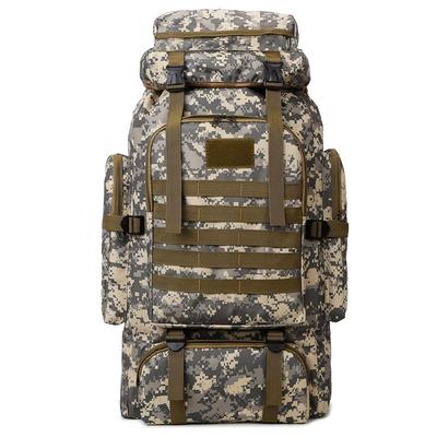 80L Waterproof Outdoor Mountaineering Backpack - Men's Casual Hiking, Travel, and Camping