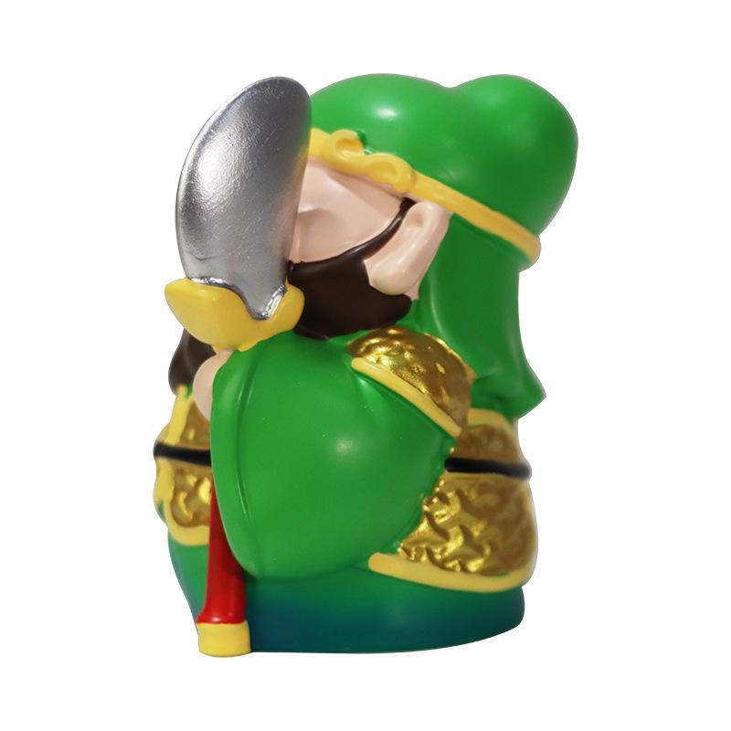 Resin Desktop Ornaments: God of Wealth Guan Yu Figurines - Creative Blind Box & Custom Decorative Pieces