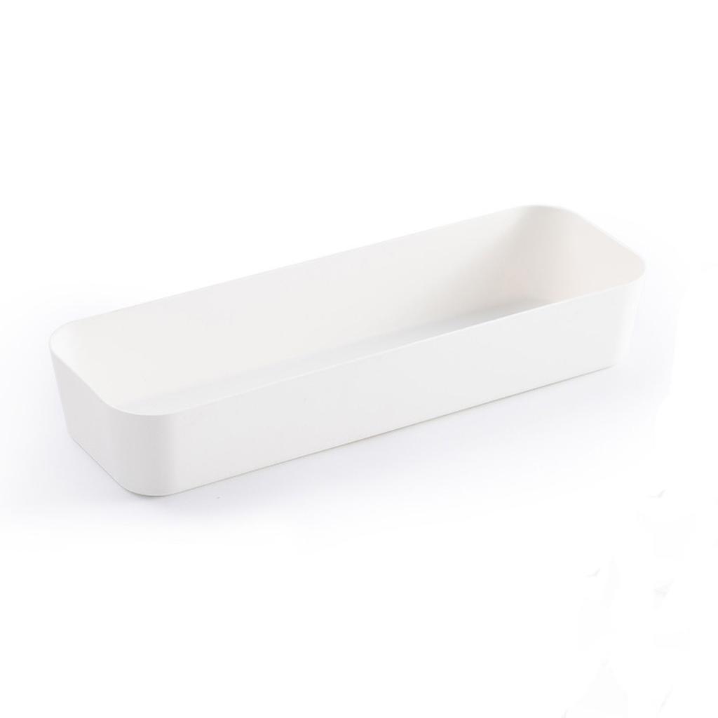 Drawer Organizer Desk Cosmetic Stationery Organizing Container Drawer Divider Box for Kitchen Bedroom Bathroom Office