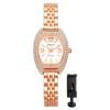 Women's Watch Stretch Band Waterproof Rose Gold Stylish Analog Display Free Size Stainless Steel Band Quartz Watch Fashion Accessory - Birthday