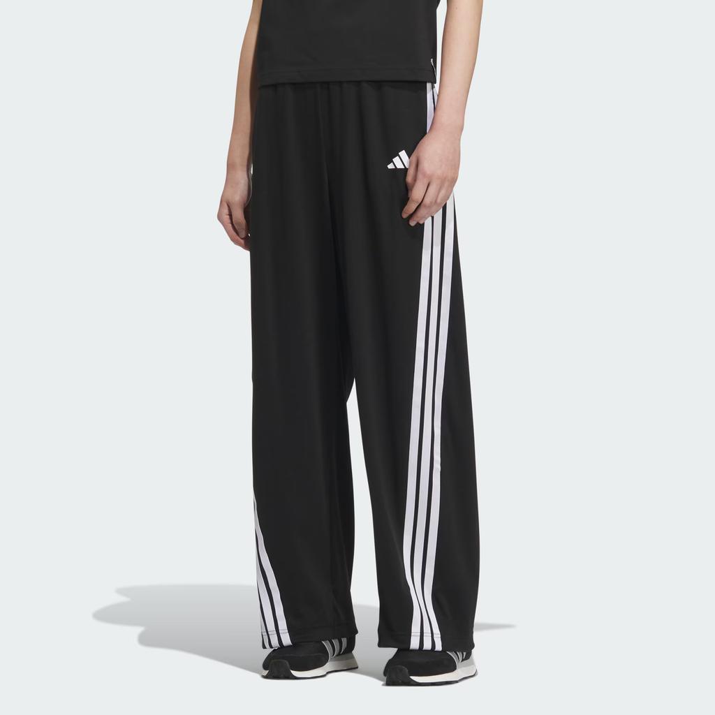 New Adidas SS25 BANANA KNIT JOGGERS Casual Pants Women's Black KE5802