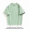 Camisetas de Manga Corta para Hombre de Algodón Puro Color Sólido, Cuello Redondo, de Verano, Modernas y Casuales