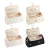Travel Hair Dryer Bag Quilted Hair Dryer Pouch with Hook Portable Padded Hair Tools Organizer