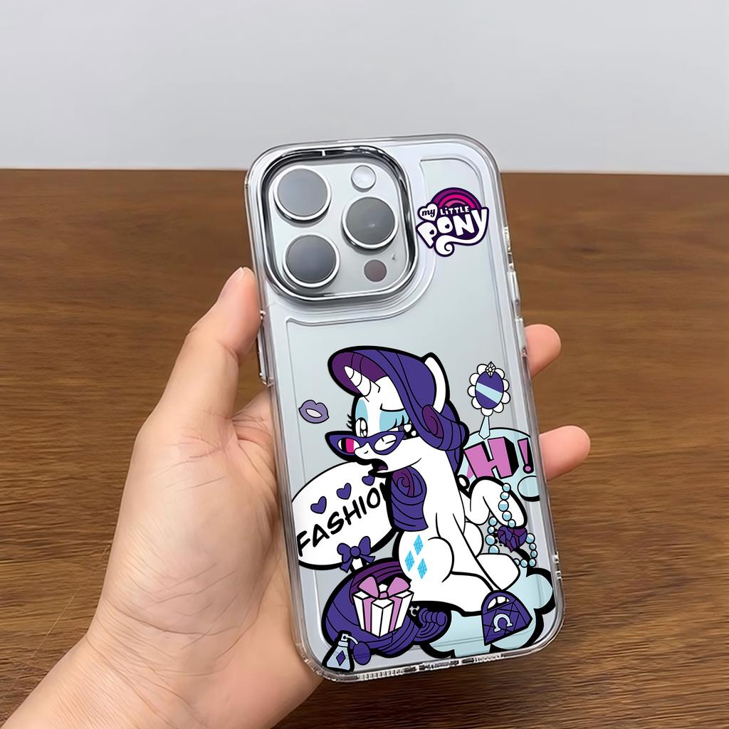 Cute cartoon My Little Pony Phone Case For iPhone 17 16e 16 15 14 13 12 11mini Pro Max X XR XSMAX 8 7 Air Plus Transparent Cover