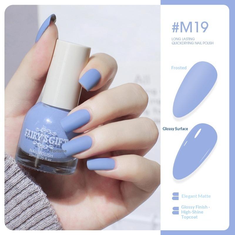 Colorful Nail Polish Matte, Long-lasting, Non-peelable, Quick-drying, Matte Nail Polish