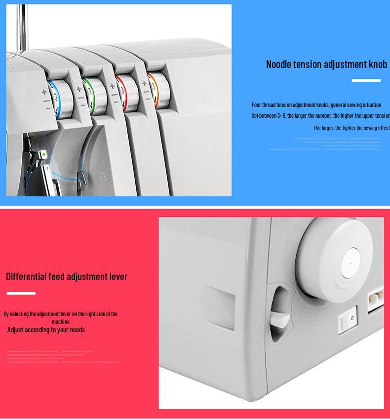 Singer 14HD854 Multi-Function Overlock & Coverstitch Machine with Blind Hem - 2/3/4-Thread Capability