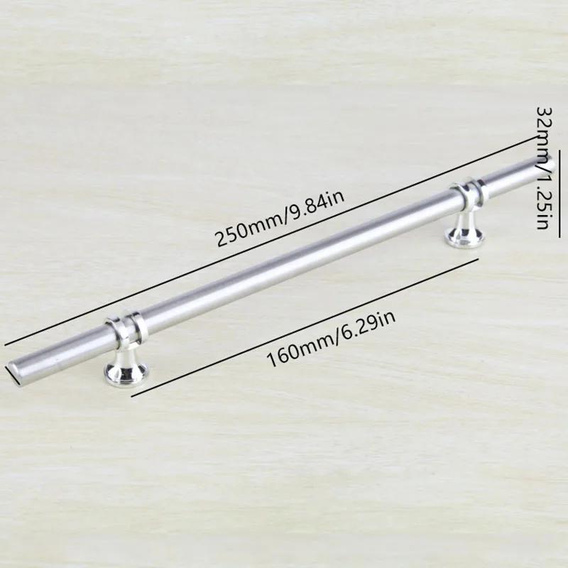 5Pcs Stainless Steel Cabinet Pulls Kitchen Cabinet Handles Kitchen Cabinet Knobs Silver Cabinet Pulls Cabinet Hardware T Bar