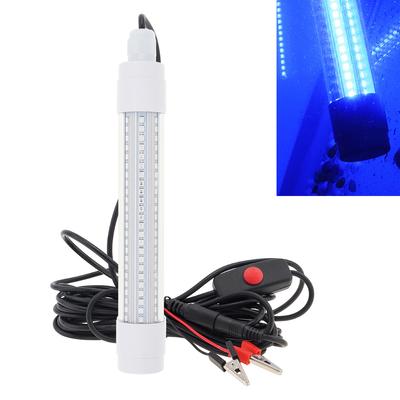 RTNLit 1600LM 16W Blue LED Fishing Lamp Submersible Deep Water 12-48V Fish Attraction Night Fishing Long Cord