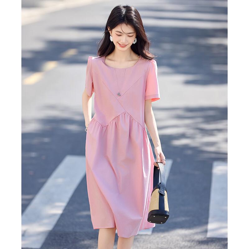 Elegant French Style Irregular Patchwork Summer Dress