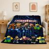 3D R-Robloxs Games Cartoon Soft Plush Blanket,Flannel Throw Blanket for Living Room Bedroom Bed Sofa Cover Picnic Office Gift