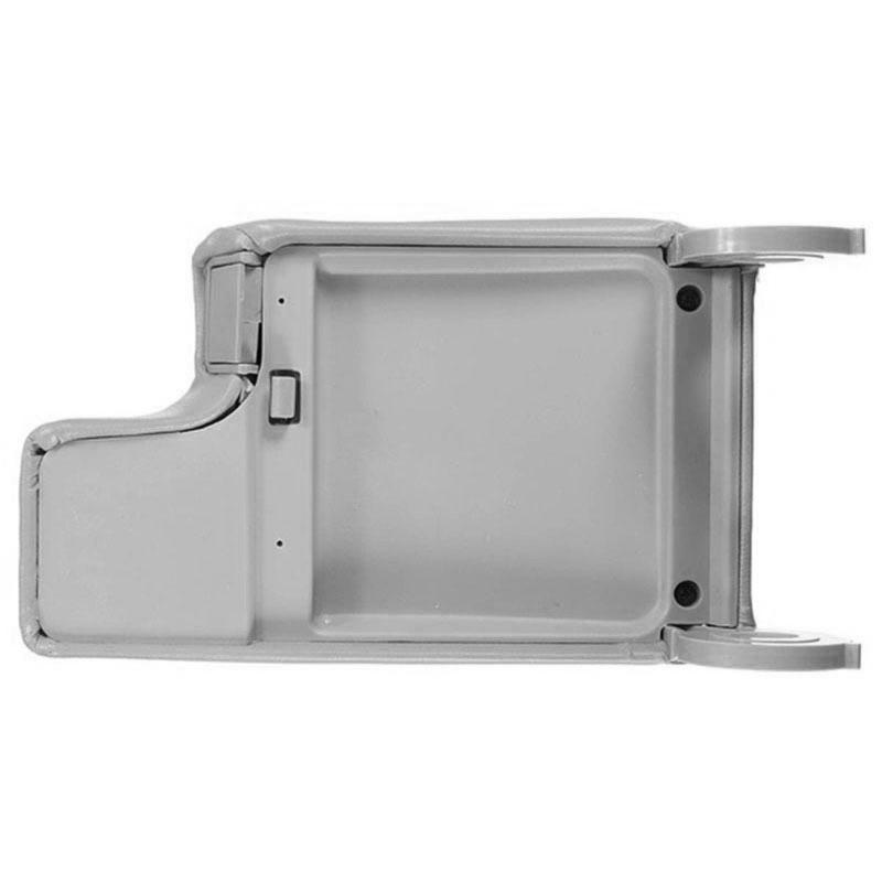 Authentic For BMW E46 3 Series 1998-2006 Leather Armrest Cover Center Console Lid Gray