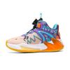 Children's basketball shoes mesh breathable boys' shoes middle older boys boys rubbing sound button basketball shoes running shoes