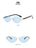 2024 High-End Small Frame Rhombus Cat Eye Polygon Sunglasses