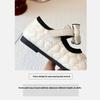 New Spring and Autumn Girls' Fashionable and Comfortable Soft-soled Leather Shoes