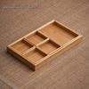 Naijiang Wooden & Bamboo Tea Snack Tray Set