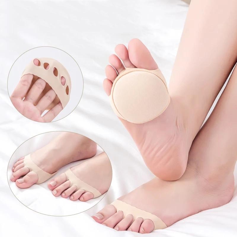 Five Toes Forefoot Pads for Women High Heels Half InsolesSilicone Honeycomb Forefoot Insoles Gel Insoles Breathable Shoe Cushion