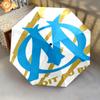 Blue Waves Olympique Marseille Folding umbrella travel Portable Sun umbrella travel outdoor