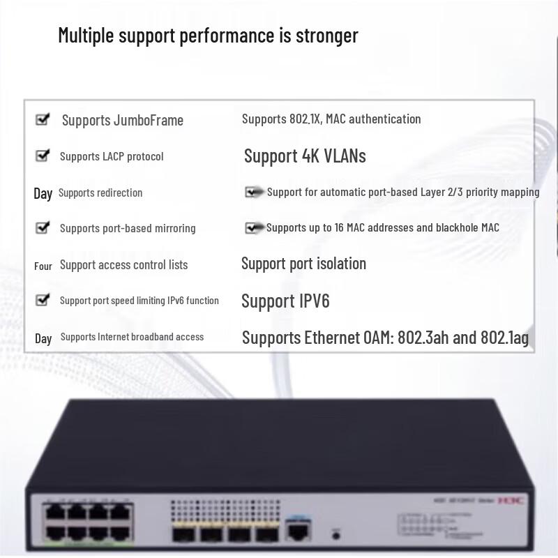 H3C S5130V2 Series Enterprise Layer 3 Managed PoE Switch