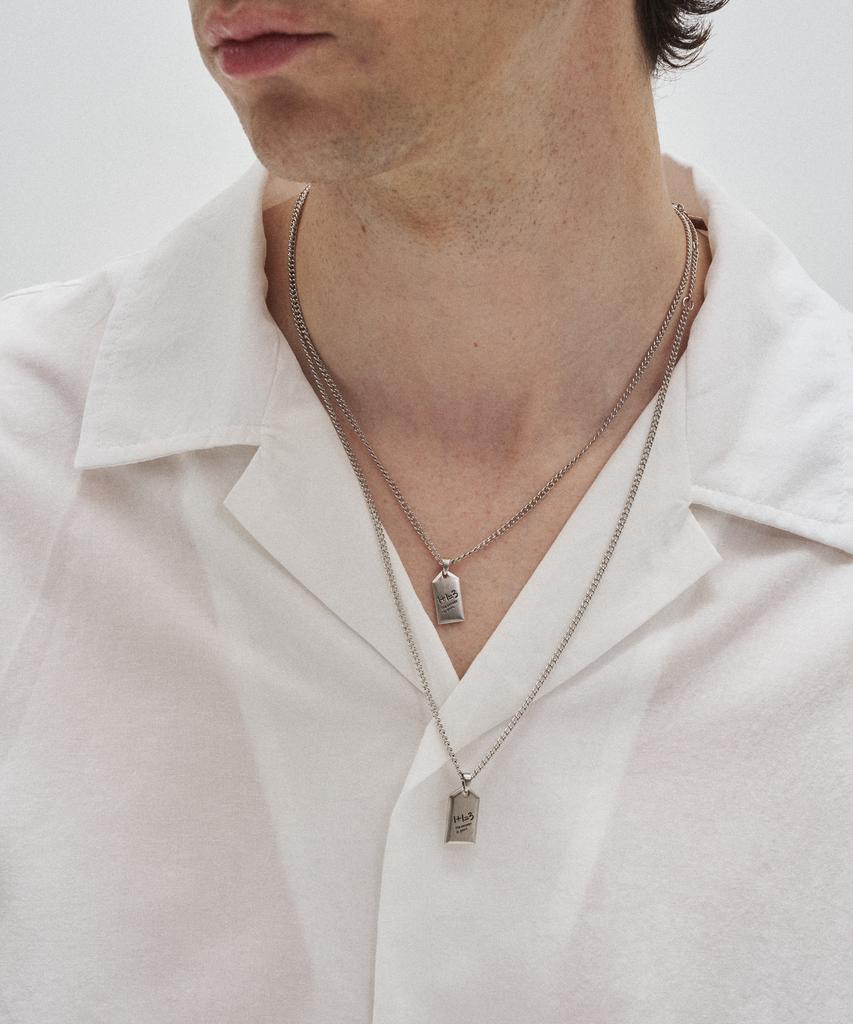 Gaman Silver Tag Necklace