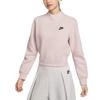 Sweatshirts Women's Pink Stand Collar Moderate Regular HV2797-667