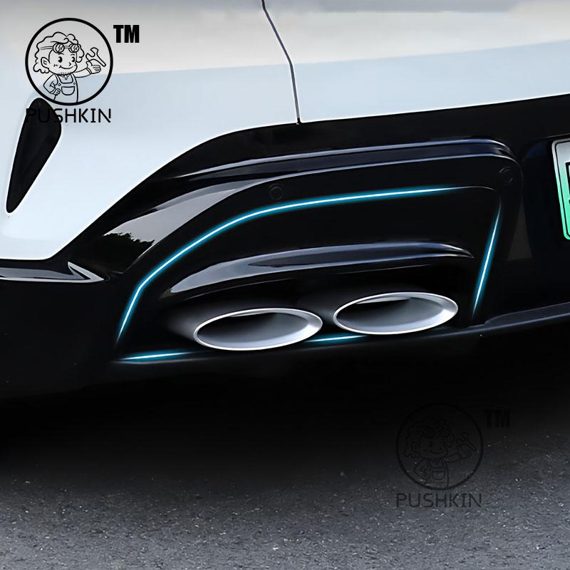 For Xiaomi YU7 2025 Rear Spoiler Cover Modified Rear Lip Air Blade Diffuser Trim Frame Exterior Modification Accessories