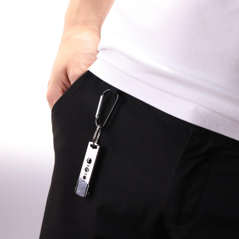 12 In 1 Stainless Steel EDC Pocket Keychain Tool