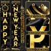 New Years Decorations 2026 Porch Banner, Happy New Year Door Banner New Year Front Porch Hang Door Banners, New Years Door Banner for NYE Party