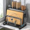 Multi-purpose Kitchen Knife Holder Storage Rack Countertop  Organizer for Cutting Board Pot Lid and Chopsticks Kitchen Holder