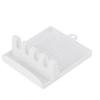 Multi-Purpose Kitchen Organizer Wall Mount Storage for Spatulas Pot Lid Chopsticks Soup Spoons Durable Plastic