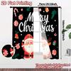 2D Flat Printing  JIT 2pcs   Curtains (Without Rod) Festive Cheer(3) Chic Curtains&Drapes Durable 100% Polyester Fabric Curtains