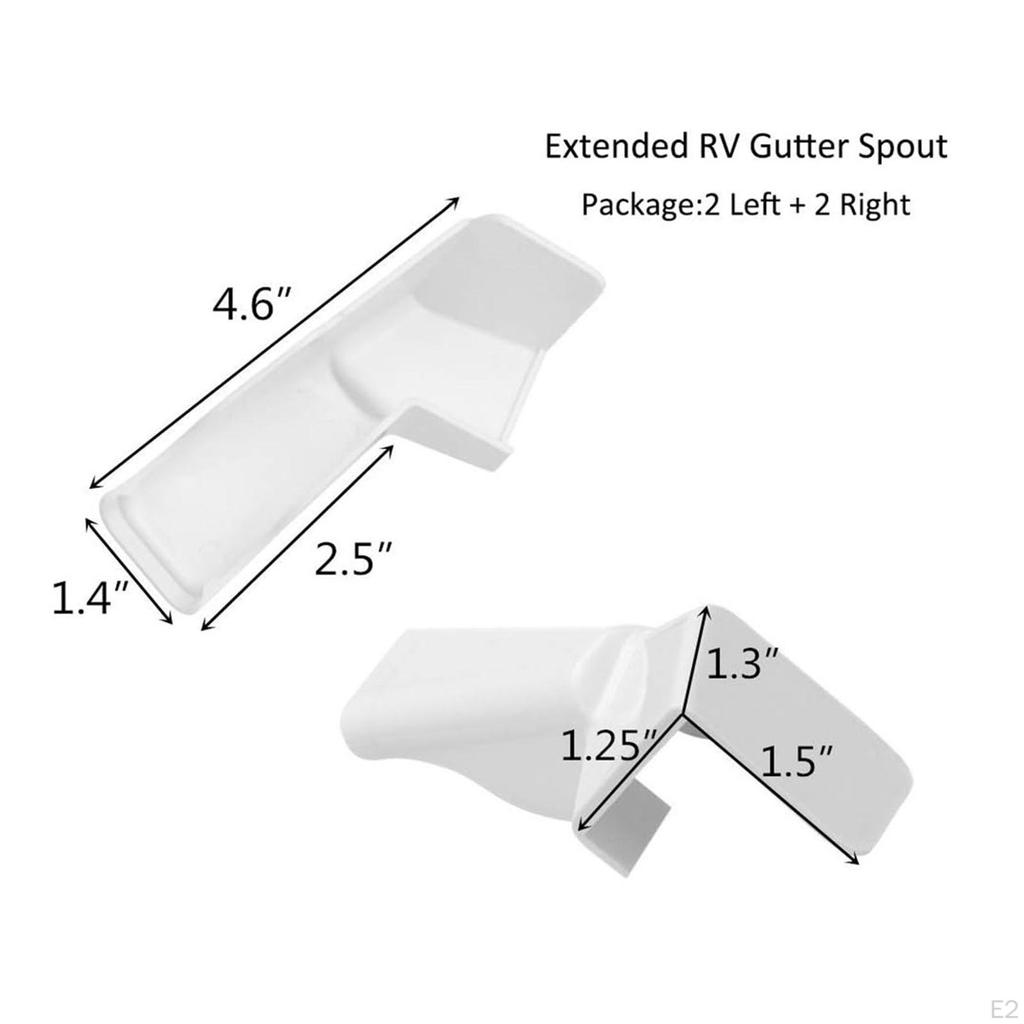 RV Gutter Spout Kit for Protection