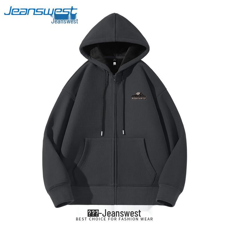 Jeanswest Men's Fleece Lined Hooded Jacket
