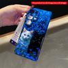 2DFlat Samsung phone case Blue Flower Field Cats Phone Case Applicable to Galaxy S22 S23 S24 S25ULTRA S26 A12 A13 A14 A15 A16  A34 A35 A54 A55