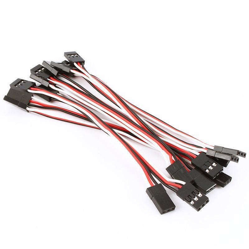 60 Core Anti-Flight Control Male Servo Extension Cable, Futaba Standard JR Twisted Pair