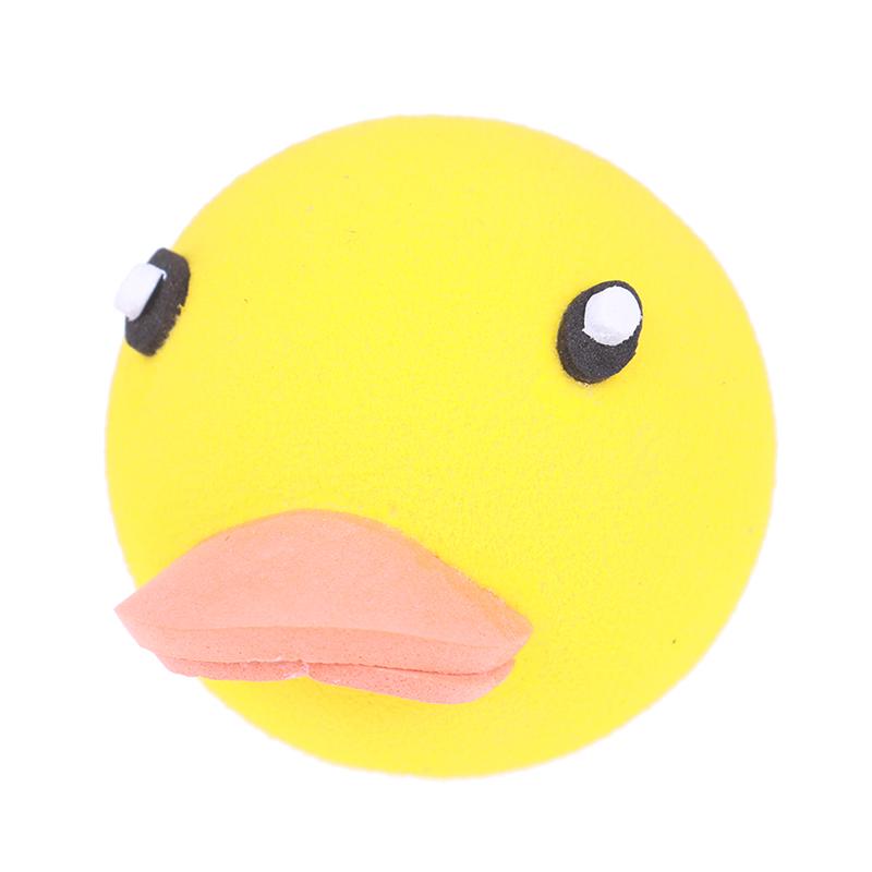 

1 шт., милая желтая утка, автомобильная антенна, ручка, Топпер, воздушный мяч из Евы, декор, игрушка, орнамент