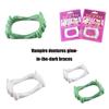 Vampires Dentures Vampires Teeth Glow In the Dark False Teeth Vampires Role Play Props Scary False Teeth for Adult