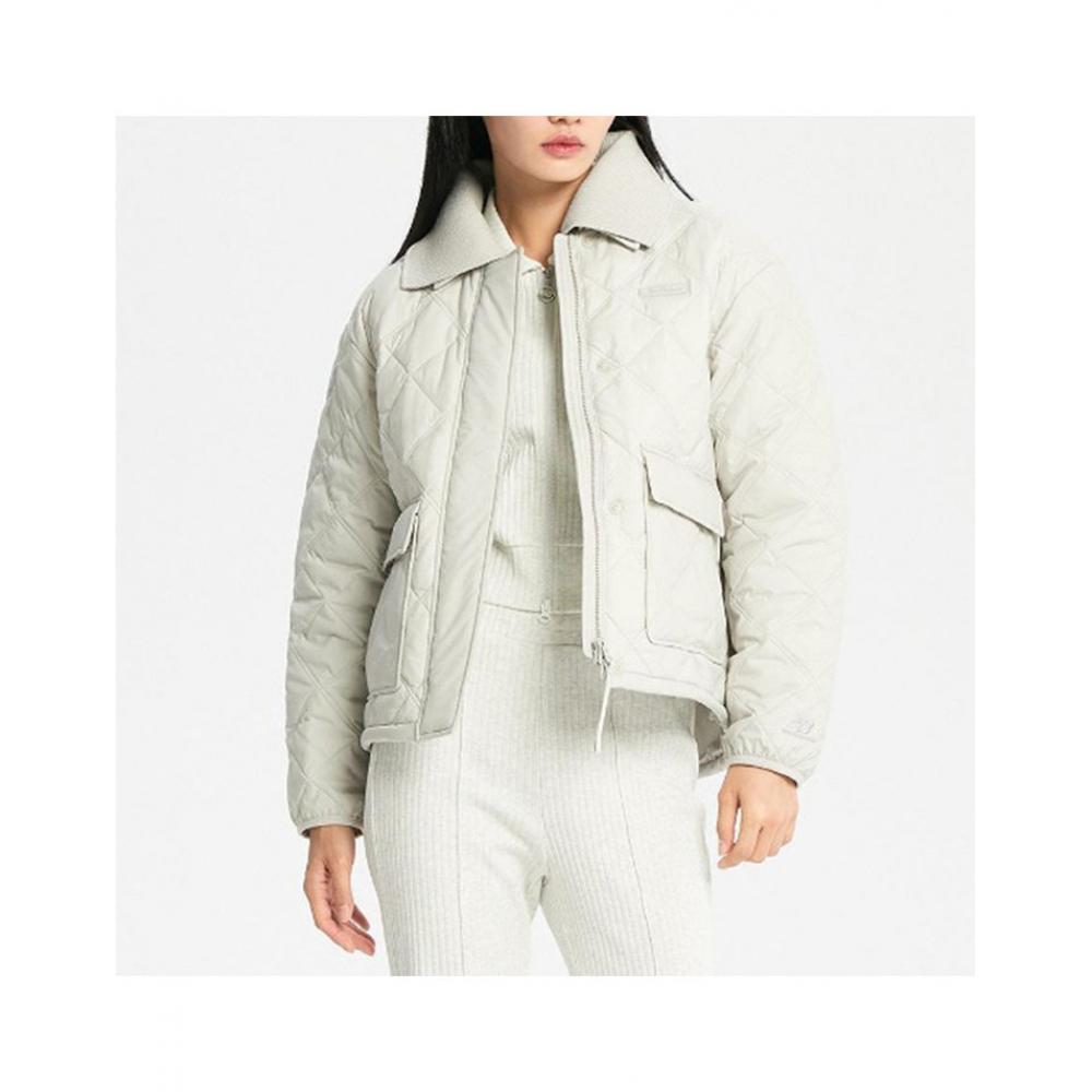 

НОВАЯ БАЛАНСОВАЯ СТЁГАНАЯ КУРТКА С ВОРОТНИКОМ NBNQD4W912 15 Grey/85