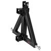 3 Point Trailer Hitch with 50.8 mm Receiver, 3 Pt Quick Hitch Attachment, Tractor Tow Drawbar Adapter, Compatible with Category 1, Kubota, Mahindra,