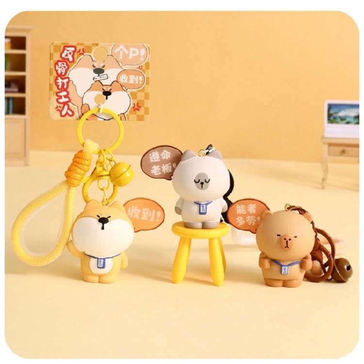 Modern Bear Keyring Lightweight and Ergonomic Bag Charm Creative Keychain for Creative Trendsetters and Collector