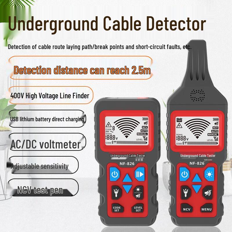 NF-826 Underground Cable Fault Detector & Wire Tracer