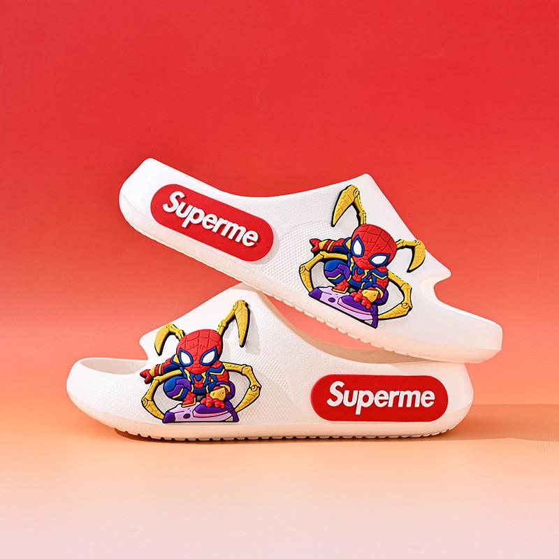 Jungen Bequeme Spider-Man Themen Indoor Rutschfeste Weiche Sohle Slipper Sandalen für Sommer