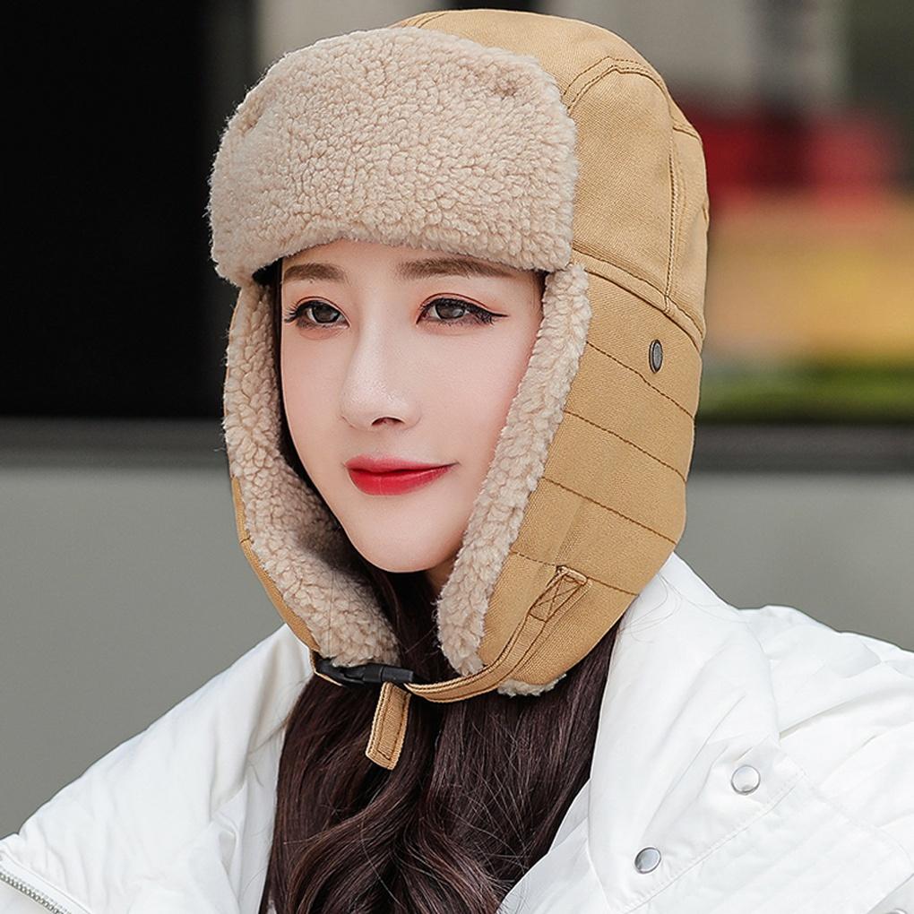 Winter Warm Earflap Chestnut Hat Brown Insulated Winter Hat