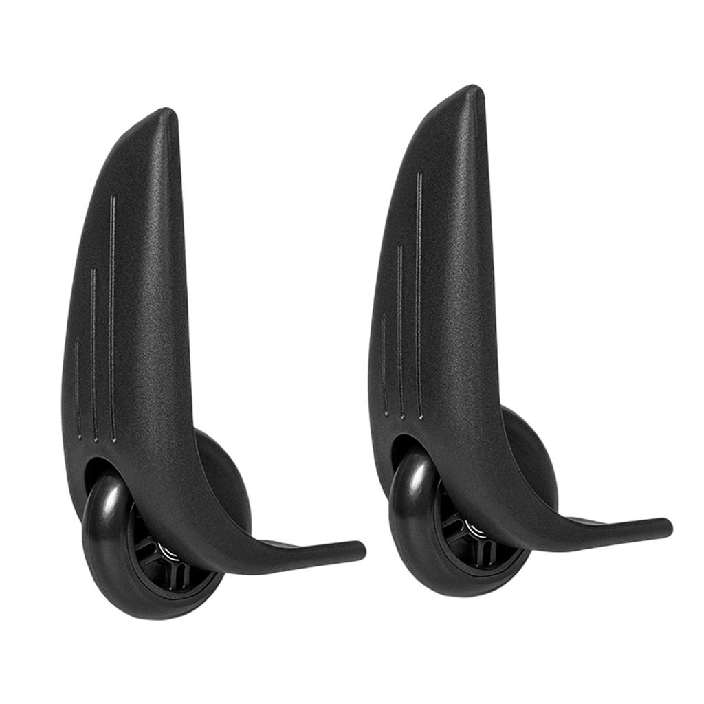 1 pereche Roți de rezervă netede Roți pentru bagaje Roată de schimb Rotilă Practică pentru valize și rucsacuri