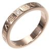 BVLGARI B.ZERO1 Essential Ring Be zero one K18 Pink Gold/diamond #8.6(US Size) 7.4g mens Used