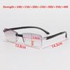 Ultra Light Resin Antifatigue Vision Care +100~+400 Diopter Present Glasses box Foldable Reading Glasses Anti-Blue Light