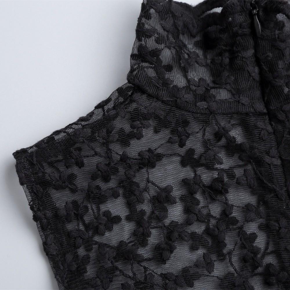 Transparent Petal Statement Collar Elegant False Blouse Half Shirt Lace Fake False Collar  Office