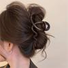 Retro Wavy Grab Clip Women's New High-end Hair Clip Back of the Head Large Hair Volume Big Shark Clip Headwear