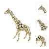 Giraff Metallprydnad Ihålig Djurskulptur för Inomhuskontor TV-bänk