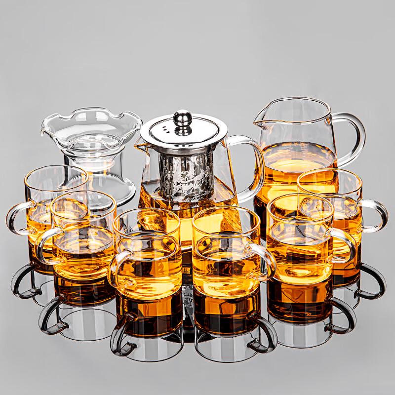 Chinese Style Tea Set with Square Gongbei Pot